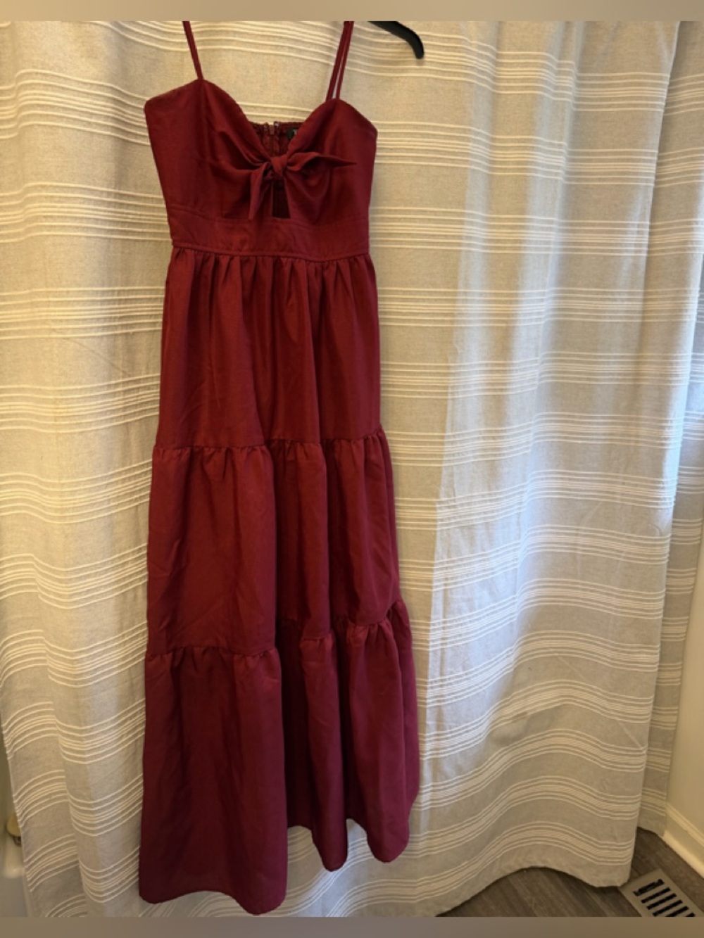 trixxi  sundress small burgundy